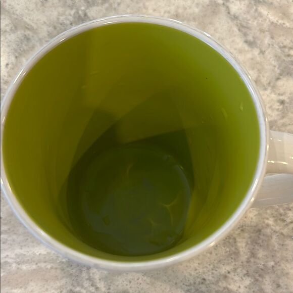 White Ceramic Mug with Black Text - Picture 2 of 3